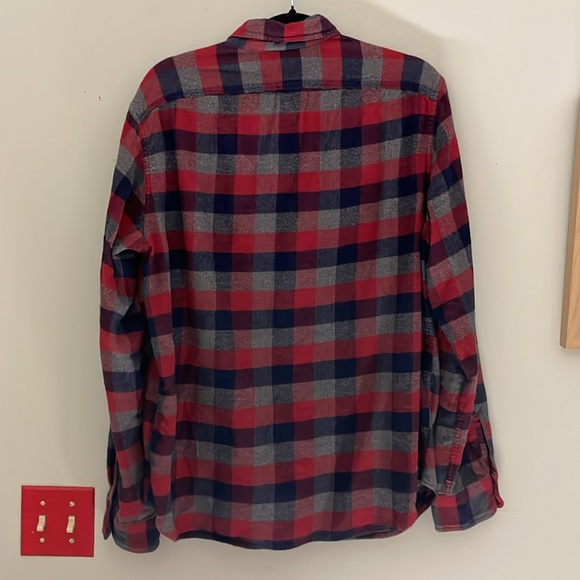 J.crew slim fit button up flannel shirt M - Picture 3 of 4